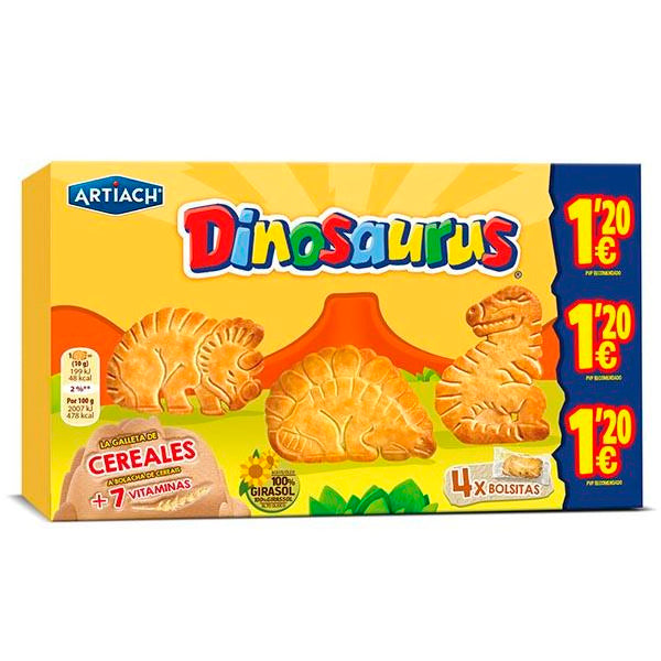 Comprar Galleta dinosaurios s/azucar y en Supermercados MAS Online