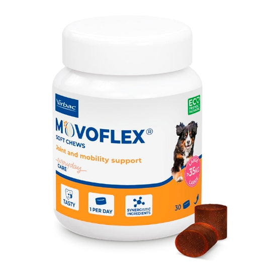 Virbac MovoFlex - Condroprotector para Perros, Alivio de Dolor Articular y Mejora de Movilidad