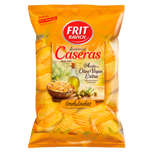 Frit Ravich Patatas Fritas Onduladas Caseras 160 g - Crujientes y Deliciosas