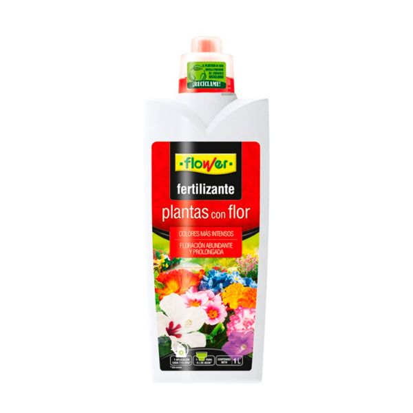 Flower Abono Líquido para Plantas con Flor – Fertilizante Rico en Nutrientes para una Floración Abundante y Duradera