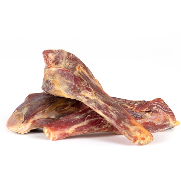 Mediterranean Natural Serrano Ham Bones Huesito De Jamón Serrano, 3 Un. (Peso Aprox. 110G.) Para Perros Pequeños