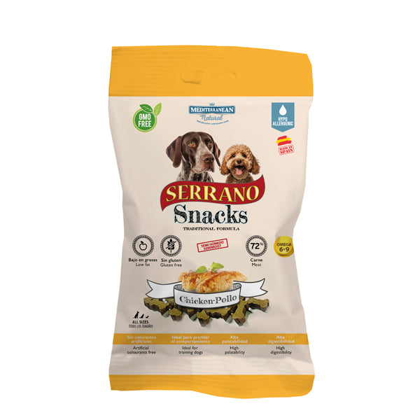 Mediterranean Natural Serrano Snacks Para Perros